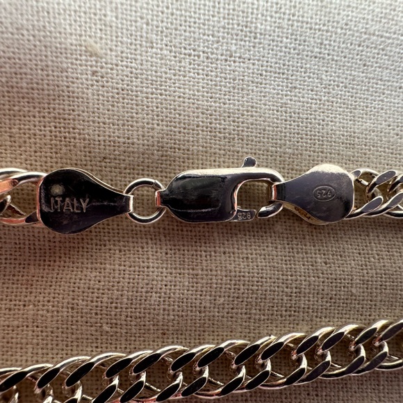 Sterling silver rombo bracelet - Picture 2 of 4